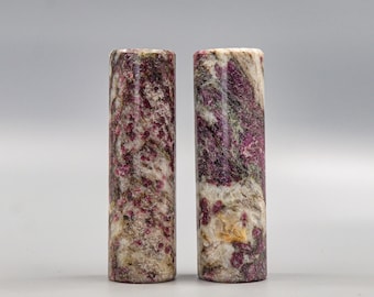 4&quot; Rubellite For Cleansing , Protection Crystal , Crystal Decor , For Enhanced Intuition , For Awareness Stone Harmonizers Set (2pc)