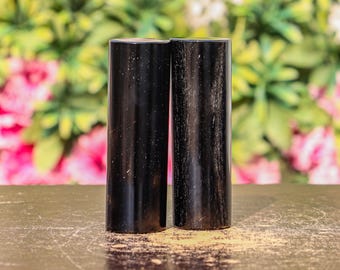 4&quot; Black Obsidian Mineral Specimen , Home Decoration , Energy Balancing , Crystal Decor , Heals the Healer Stone Harmonizer Set (2pc)
