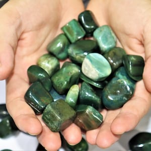 Green Vivianite For Manifesting Wealth & Abundance , Amplifying Energy , For Energy Clearing Stone Made Tumbled Stones 500Grams (1.10lbs.)