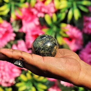 Kambaba Jasper Sphere: 50mm Crystal Ball, Home Decor