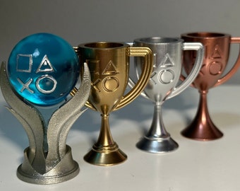 Mini PS4 - Playstation 4 Trophies, Gold, Silver, Bronze