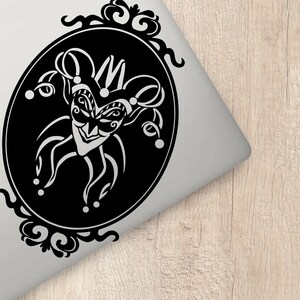 Pegatina del tonto / pegatinas paganas para coches / carta del tarot / nuevos comienzos / futuro positivo / cree en el universo / regalos de brujería / calcomanías