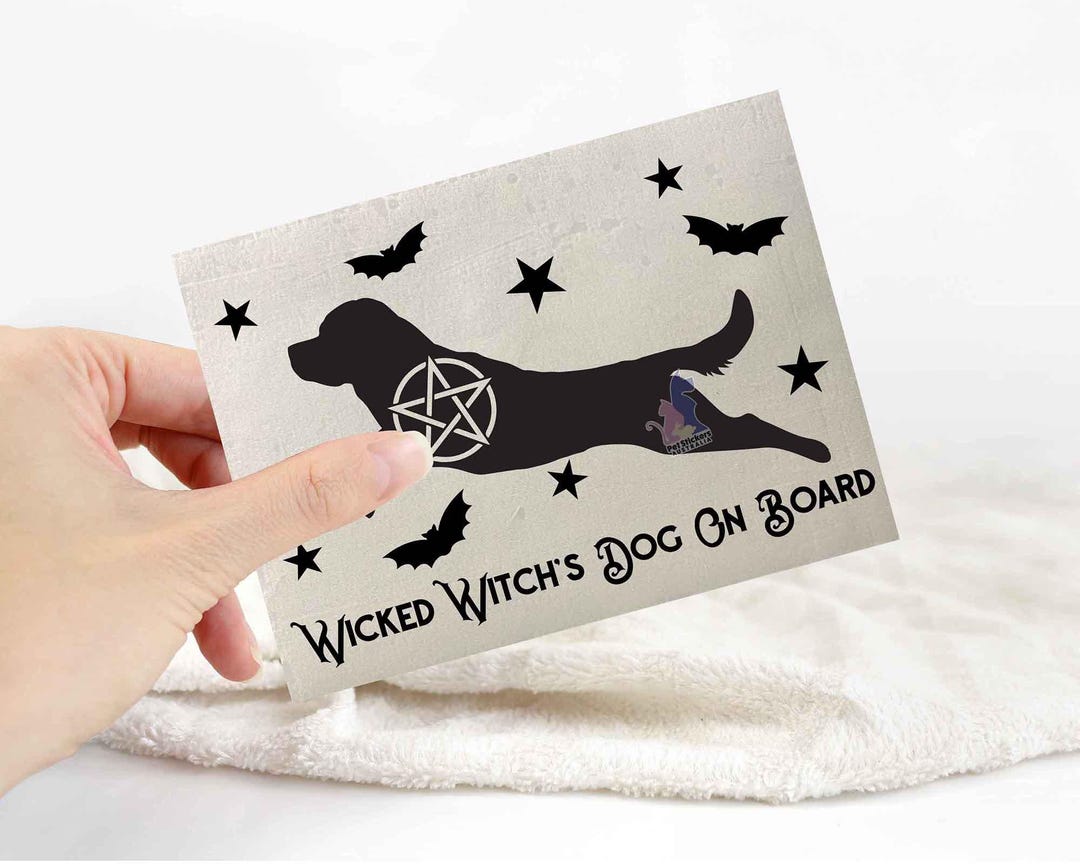 Rottweiler Sticker | Pagan Car Bumper Stickers | Wicked Witchs Dog on ...