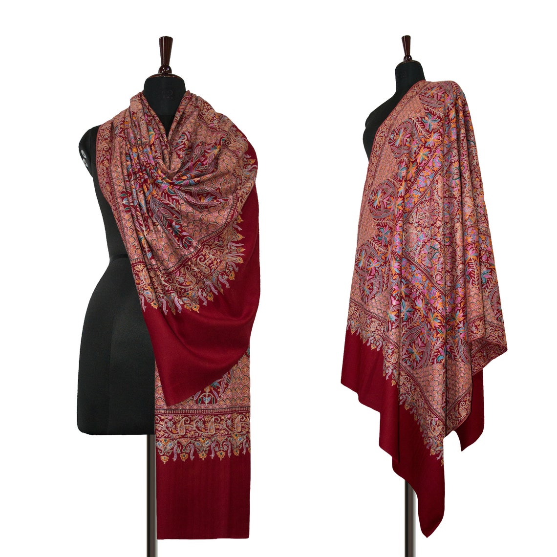 kashmiri embroidered shawls