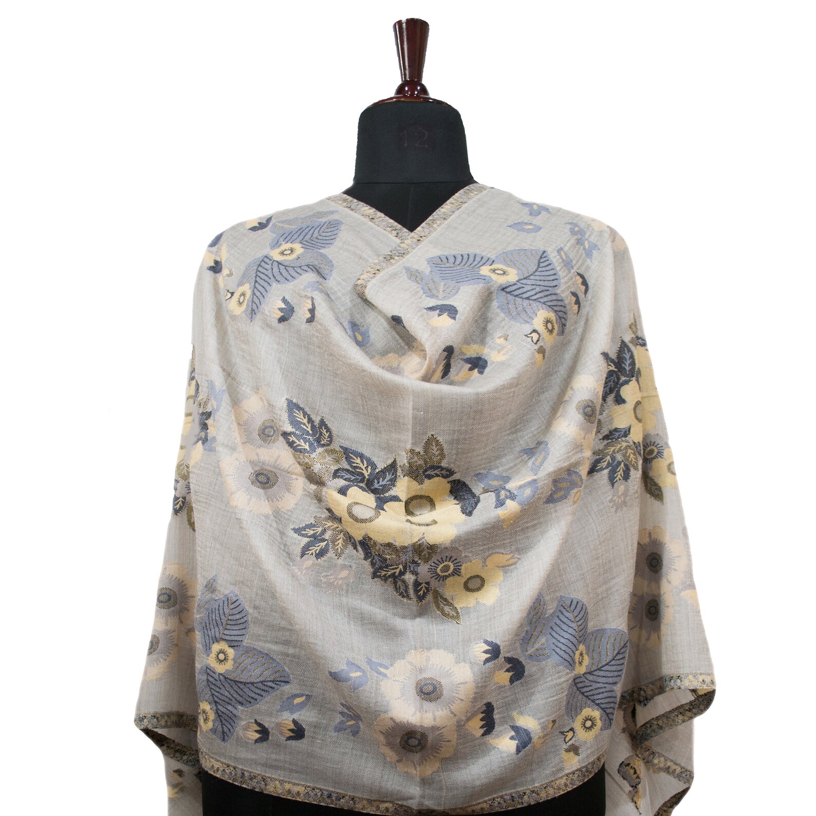 Kashmiri Scarf Pure Wool Scarf Cashmere Wrap Winter Shawls Etsy