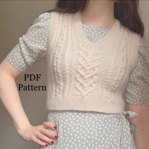 Love Vest Knitting Pattern - PDF Download