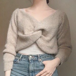 Do The Twist Sweater Knitting Pattern - PDF Download