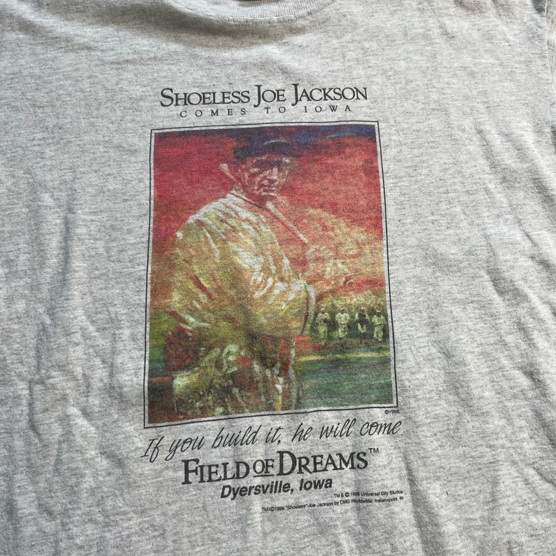 Field Of Dreams Shoeless Joe Jackson Promo Movie 1998 Vintage Etsy