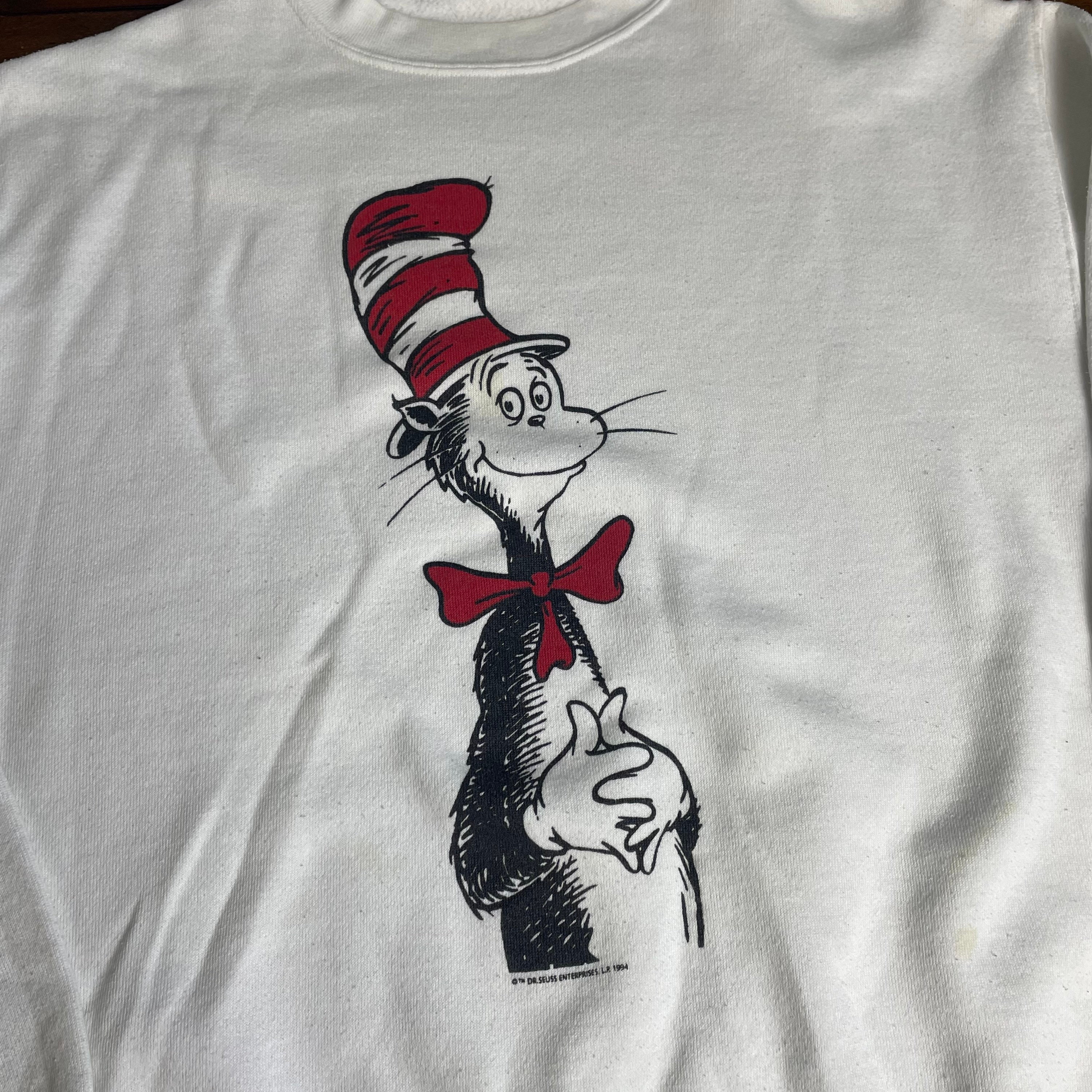 Cat In The Hat 1994 Dr Seuss Vintage 90s Crewneck Sweater | Etsy