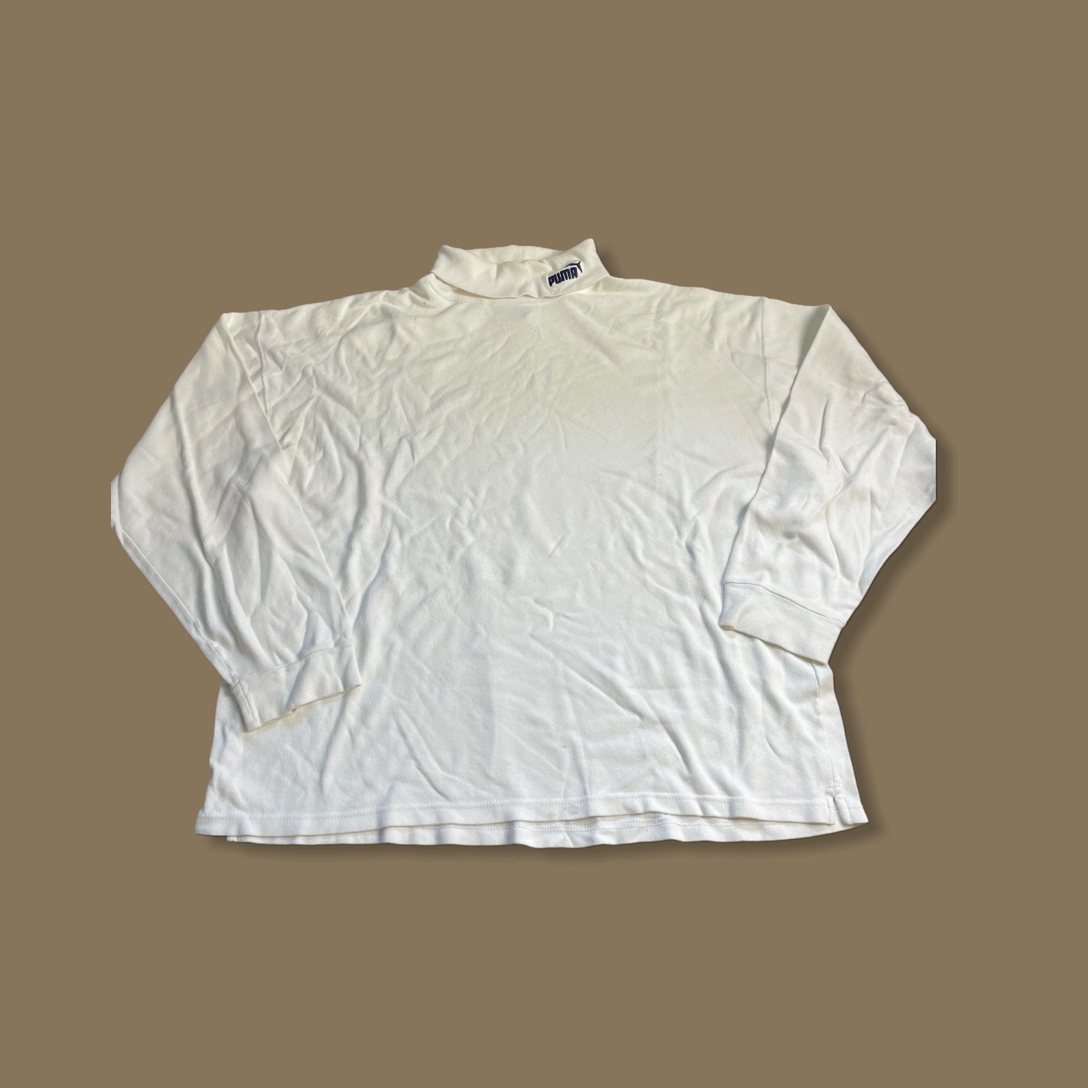 puma retro crew turtle rib neck