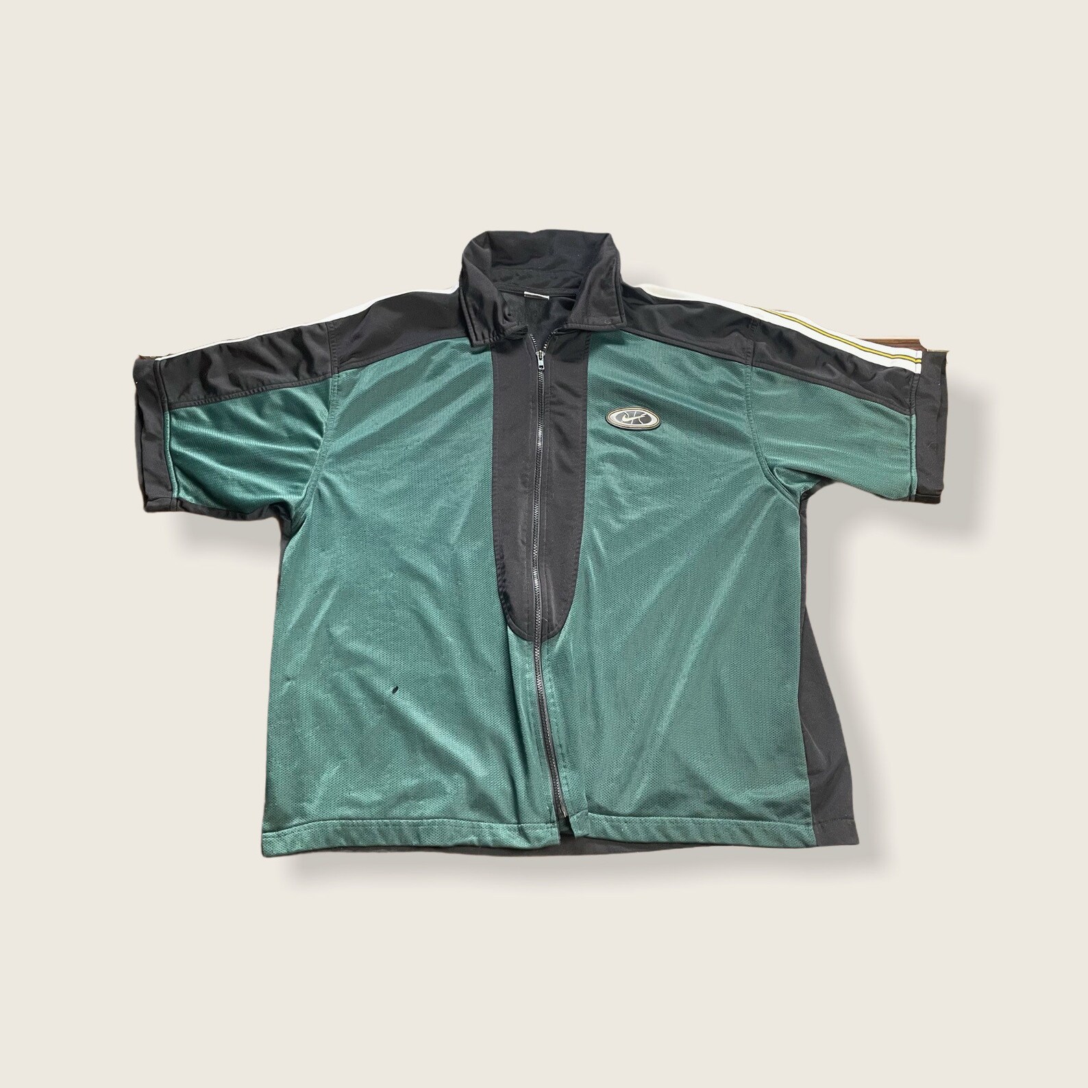 Nike Warm Up Basketball Jump Suit White Tag Vintage 90s Jersey Etsy