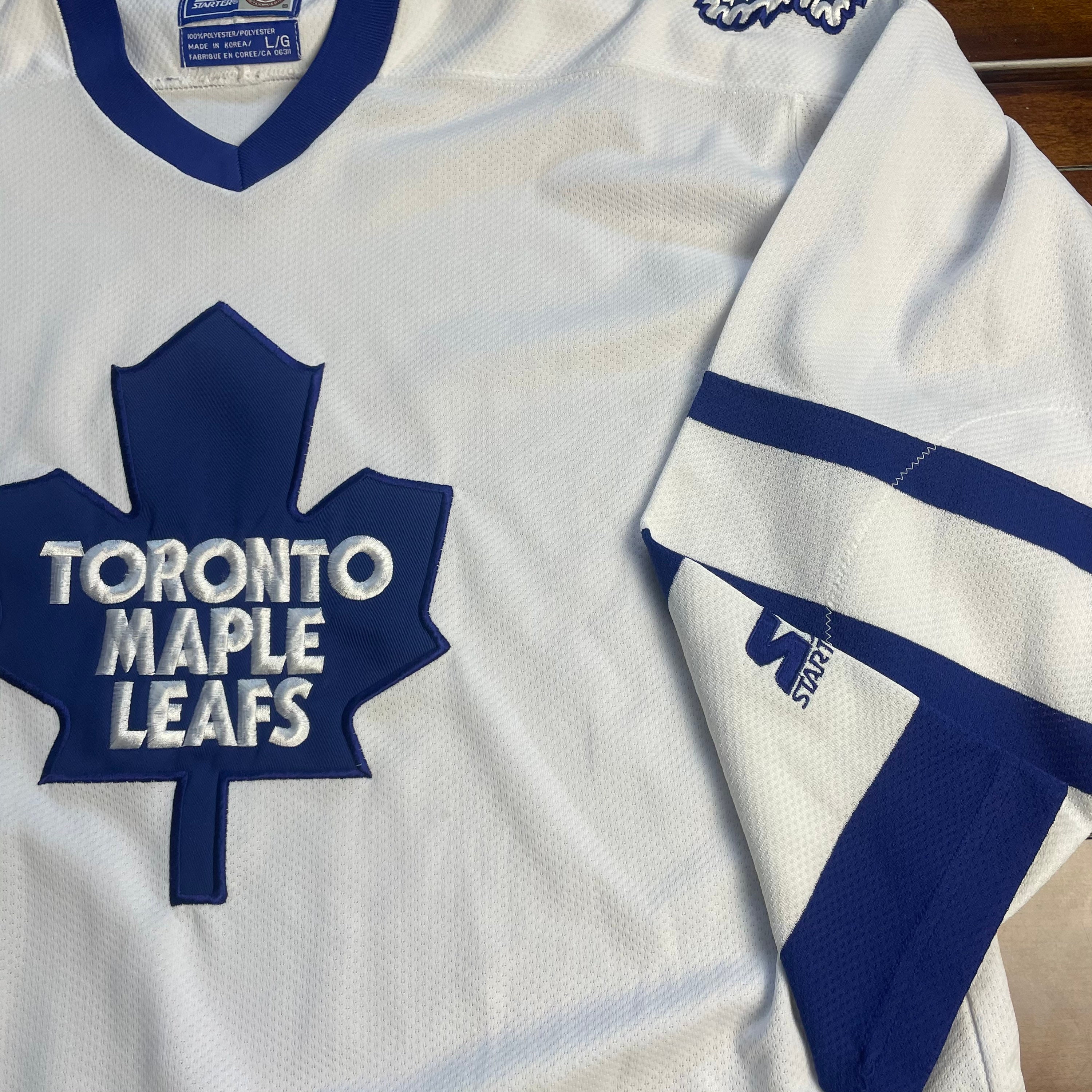 Toronto Maple Leafs Starter Vintage 90s Jersey Etsy