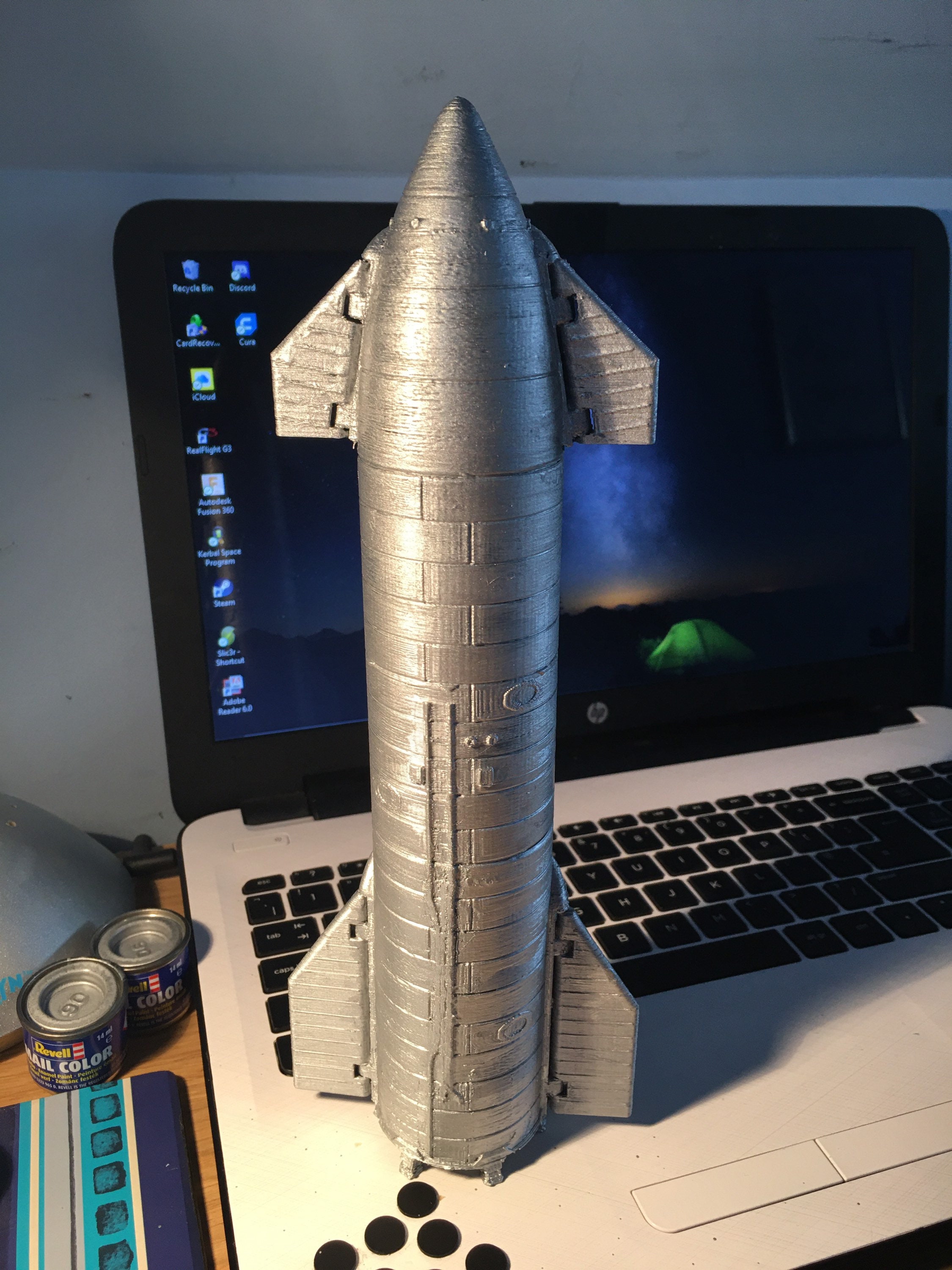 Spacex Starship SN8 Model Etsy