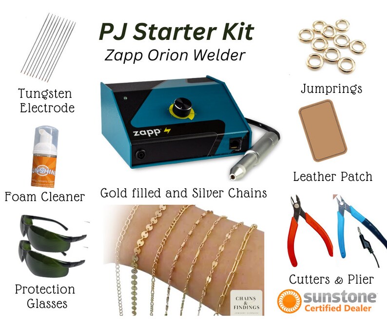 Permanent Jewelry Starter Kit for Beginners Orion Zapp Welder Etsy