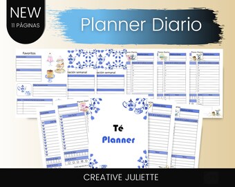 Spanish Daily Planner | Printable Planner | Weekly Planner | Undated Planner | Printable Planner