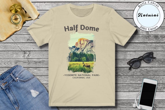 Vintage Yosemite National Park Half Dome Retro Graphic T-Shirt Vintage Yosemite National Park Half Dome Retro Graphic T-Shirt