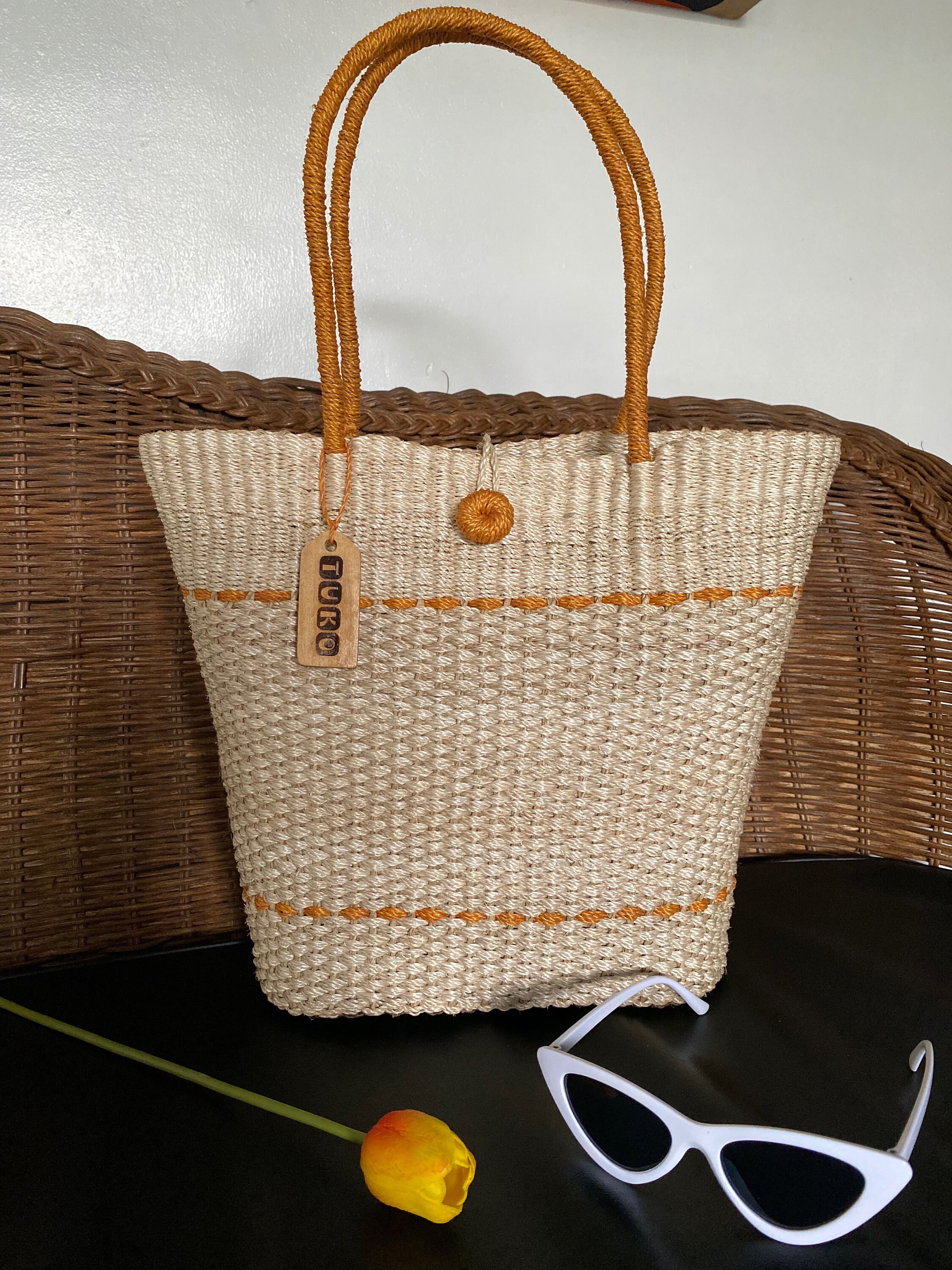 Abaca Beach Bag Etsy