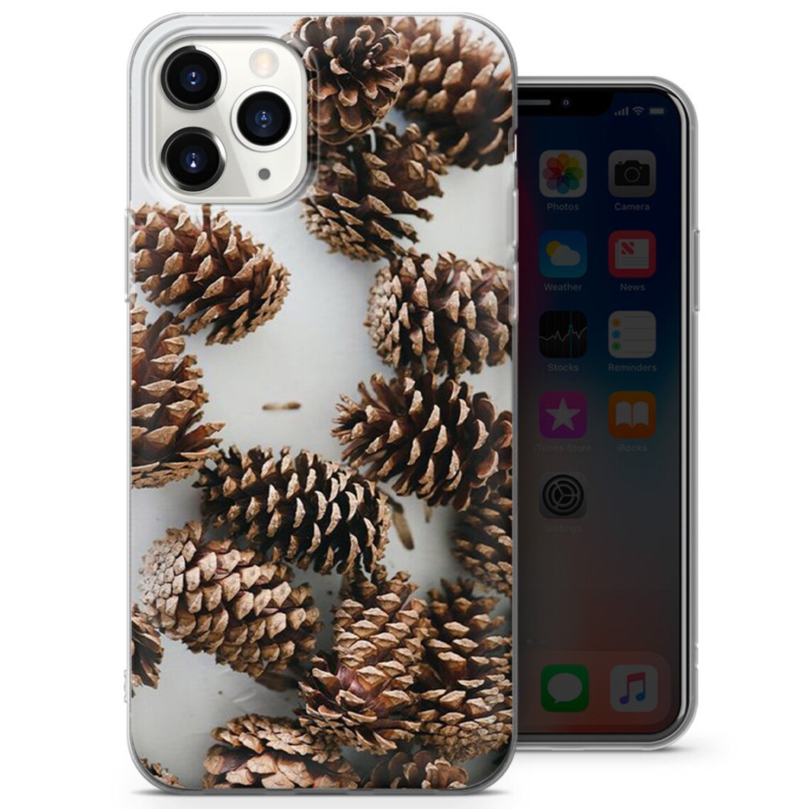 PINE CONE iPhone case pine tree forest woods nature cute phone Etsy