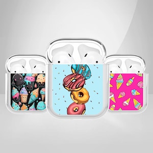 Sweet treats Design Headphone Case Ice cream sugar Protective Cover for Airpods 3 2 Pro Galaxy Buds Live Beats Fit Studio WF