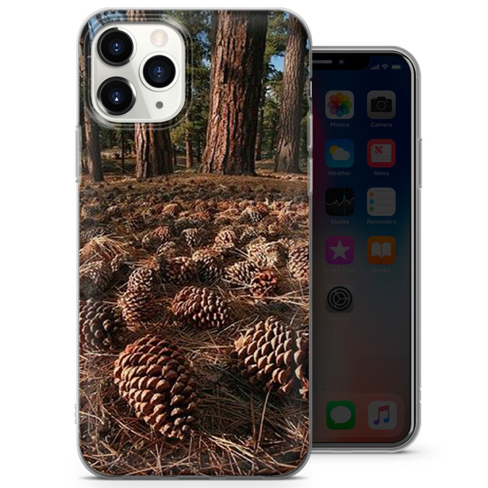 PINE CONE iPhone case pine tree forest woods nature cute phone Etsy