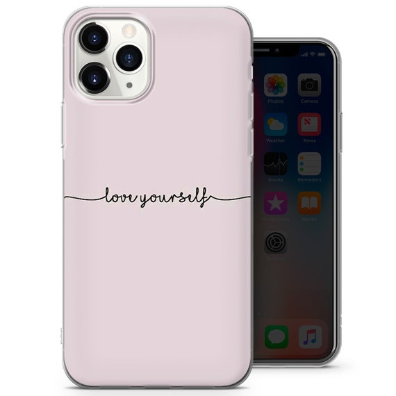 iPhone 11 Cute Pink Stuff For Girls & Moon Lover Aesthetic Moon Phase Case