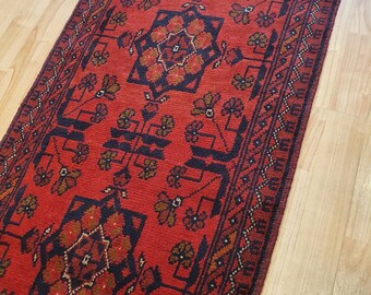 Size;- 2 X 8.10 Feet Mushkwani Rug Any Room D\u00e9cor Rug Afghan Vintage Traditional D\u00e9cor Runner Wool Rug Tropical Rug.