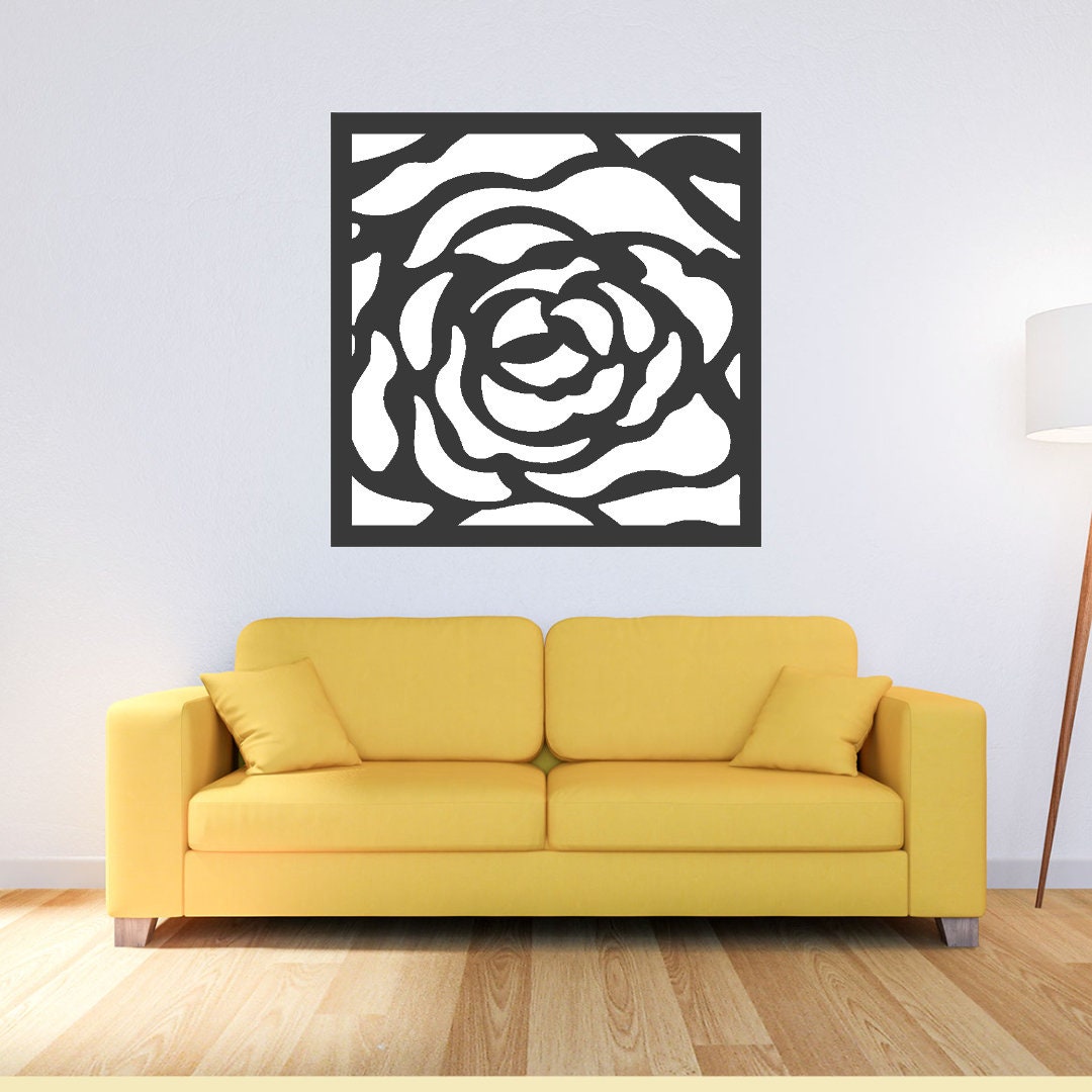 Abstract Wall Art Wooden Home Decor Oversized Wall Art Laser Cut Home