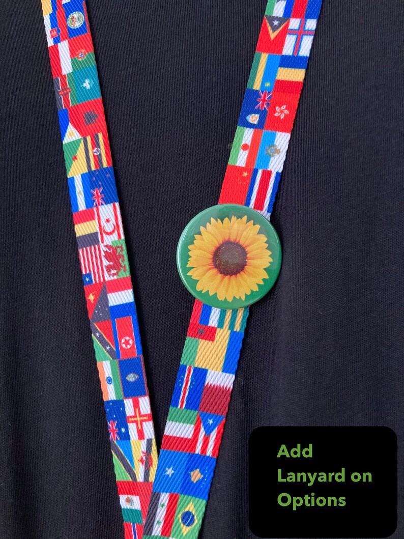 Sunflower Hidden Disability Badge Pin 38mm/1.5 Inches - Etsy