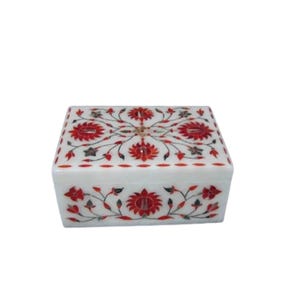 Sieradendoos persoonlijke marmeren inlay vak visitekaartje vak huwelijkscadeau Snuisterijdoosje home dressing decor kunst wit inlay vak bruidsmeisje vak kluis