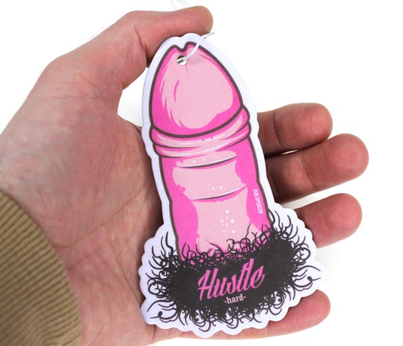 Dub Spencer Scents "hustle Hard" Penis Fragrance Tree Car Air Freshener -  Etsy