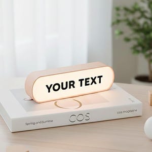 Personalized light box, custom light box, Custom text led sign, Personalized gifts