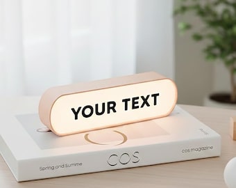 Personalized light box, custom light box, Custom text led sign, Personalized gifts