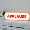 Applause sign lamp, Applause light box, lights for podcast product logo