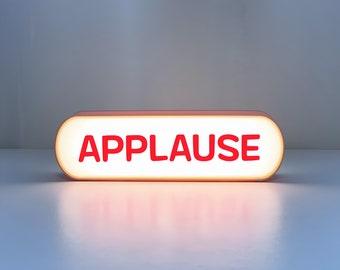 Lampe de signalisation d'applaudissements, caisson lumineux d'applaudissements, lumières pour podcast