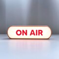 On air sign lamp, On air lightbox, Podcast sign, Streaming stuff product logo