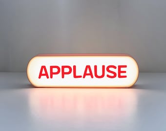 Applause sign lamp, Applause light box, lights for podcast