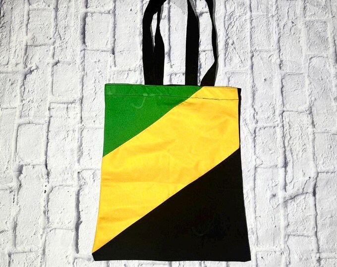 Tote Bag/Jamaican Tote Bag/Jamaican flag tote bag