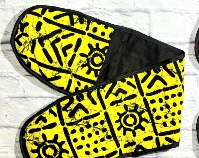 Double Oven Mitts/African Print Oven Mitts/Ankara Oven Mitts/Oven Mitts/Kitchen Gifts