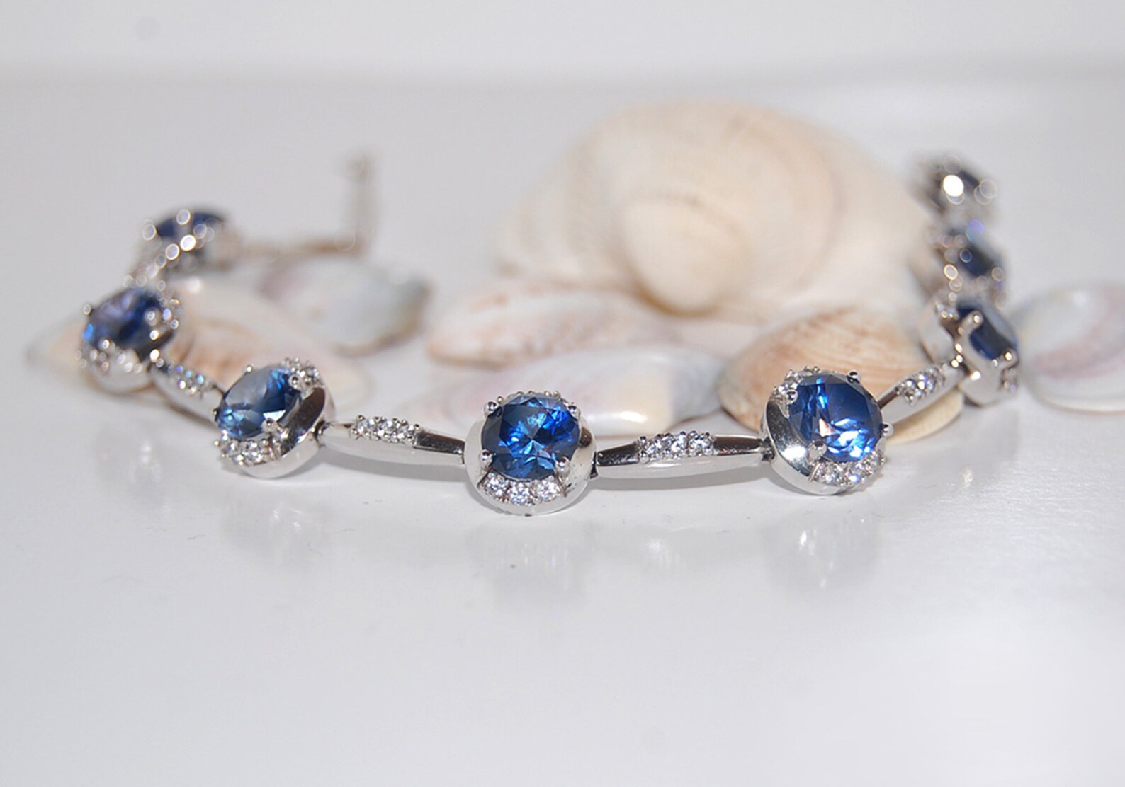 Weißgold Armband für Frauen Gold Armband Zirkonia Weiß CZ Etsy.de