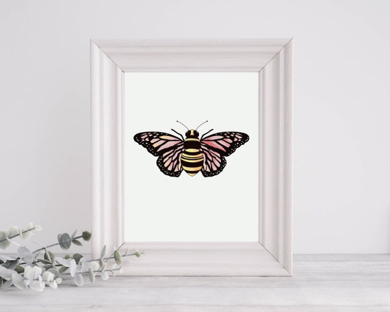 Float Like A Butterfly Sting Like A Bee Mohammad Ali Quote Etsy