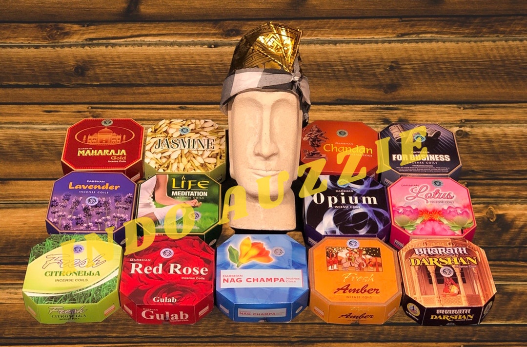 Bali Darshan Incense Coils Etsy