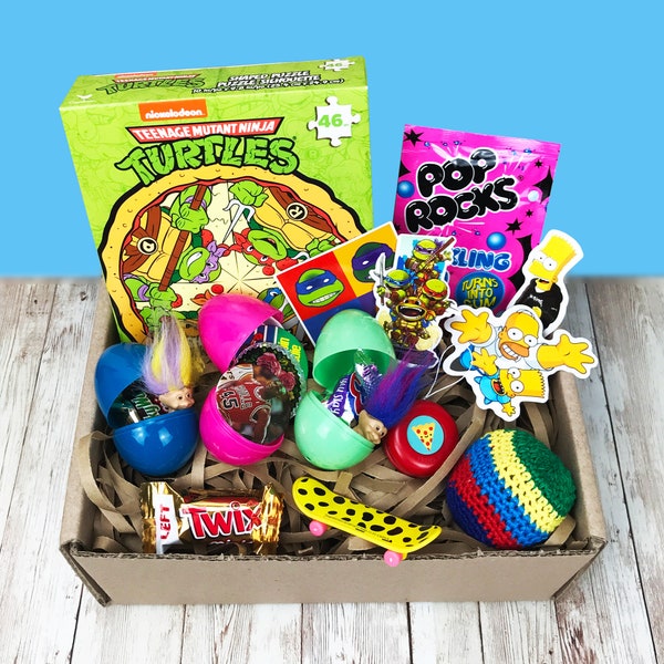 90s Style Gift Box, 90s Valentine's Day gift, Y2K throwback box, 90s kids birthday gift, 90s decade box, 90s kids Birthday, 90s Easter gift