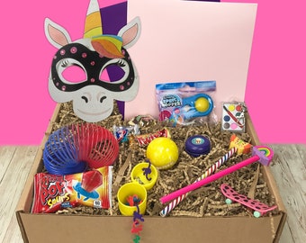 Unicorn Sensory Fidget & Art Gift Boxes for Kids, Kids art activity, Fun Kids road trip kit, kid fidget travel gift, Autism and ADHD gift