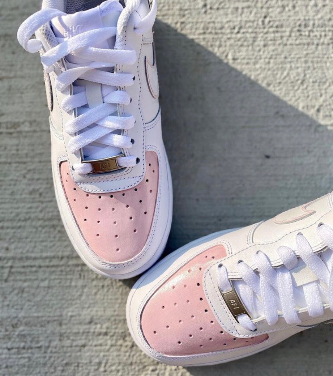 black pink purple air force 1