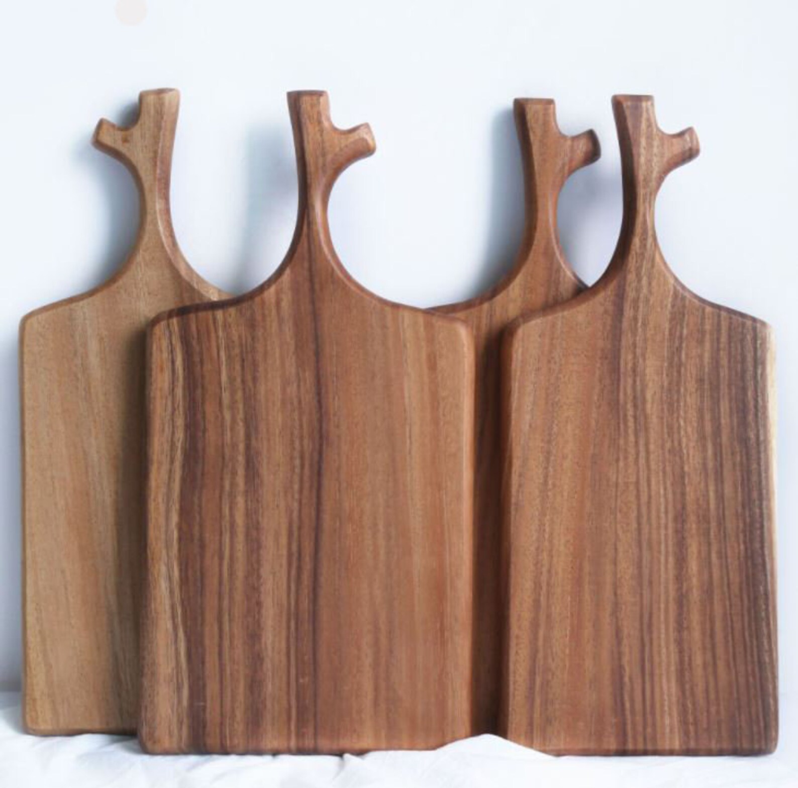 Acacia Tree Branch Shaped Cutting Board Whole Wood Creative Etsy