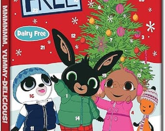 Moo Free Dairy Free Bing Choccy Advent Calendar 70g