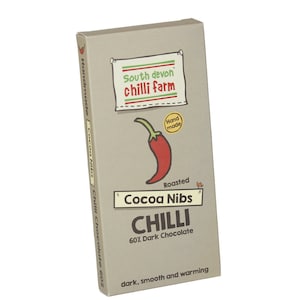 South Devon Chilli Farm &#39;Cocoa Nibs&#39; Chilli Chocolate 80g