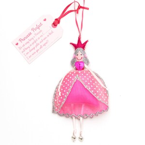 Fair Trade Handmade &#39;Princess Perfect&#39; Fabric Hanging Character