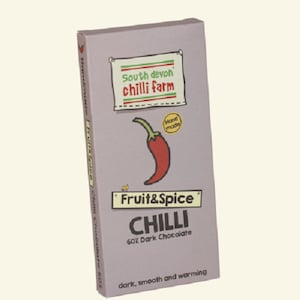 South Devon Chilli Farm &#39;Fruit & Spice&#39; Chilli Chocolate 80g