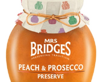 Mrs Bridges Peach & Prosecco Preserve 340g